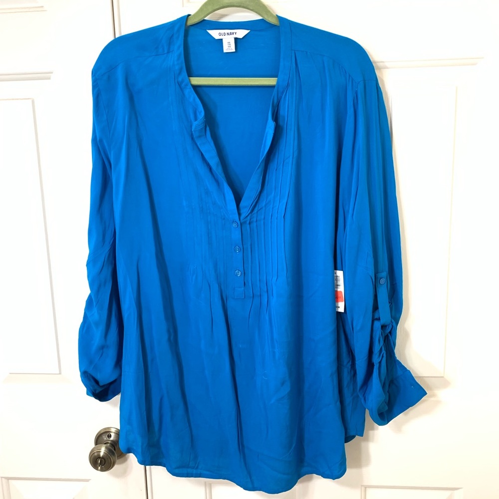 OLD NAVY NWT XXL CHALLIS SHIRT